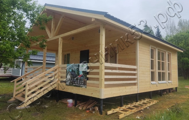 1 Каркасно-щитовой 8.5х8.0м, 68 М², Тульская область, Ефремовский район, деревня Лубянка. (16)